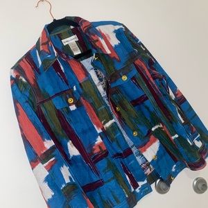 Draper's & Damons multicolor printed jacket